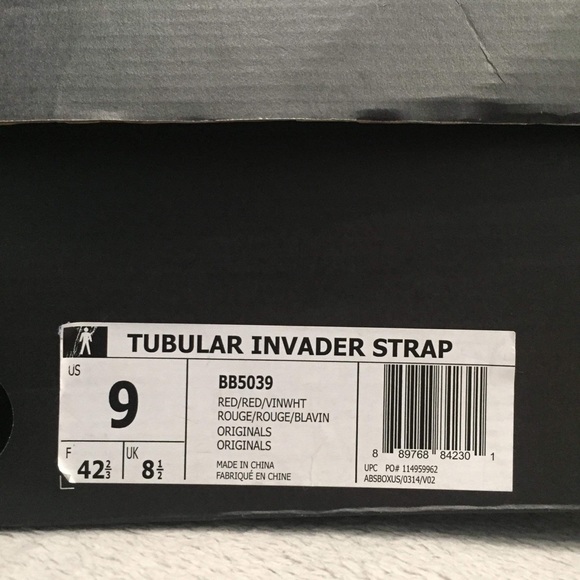 Adidas tubular invader strap men size 9 shoes new - Picture 4 of 4